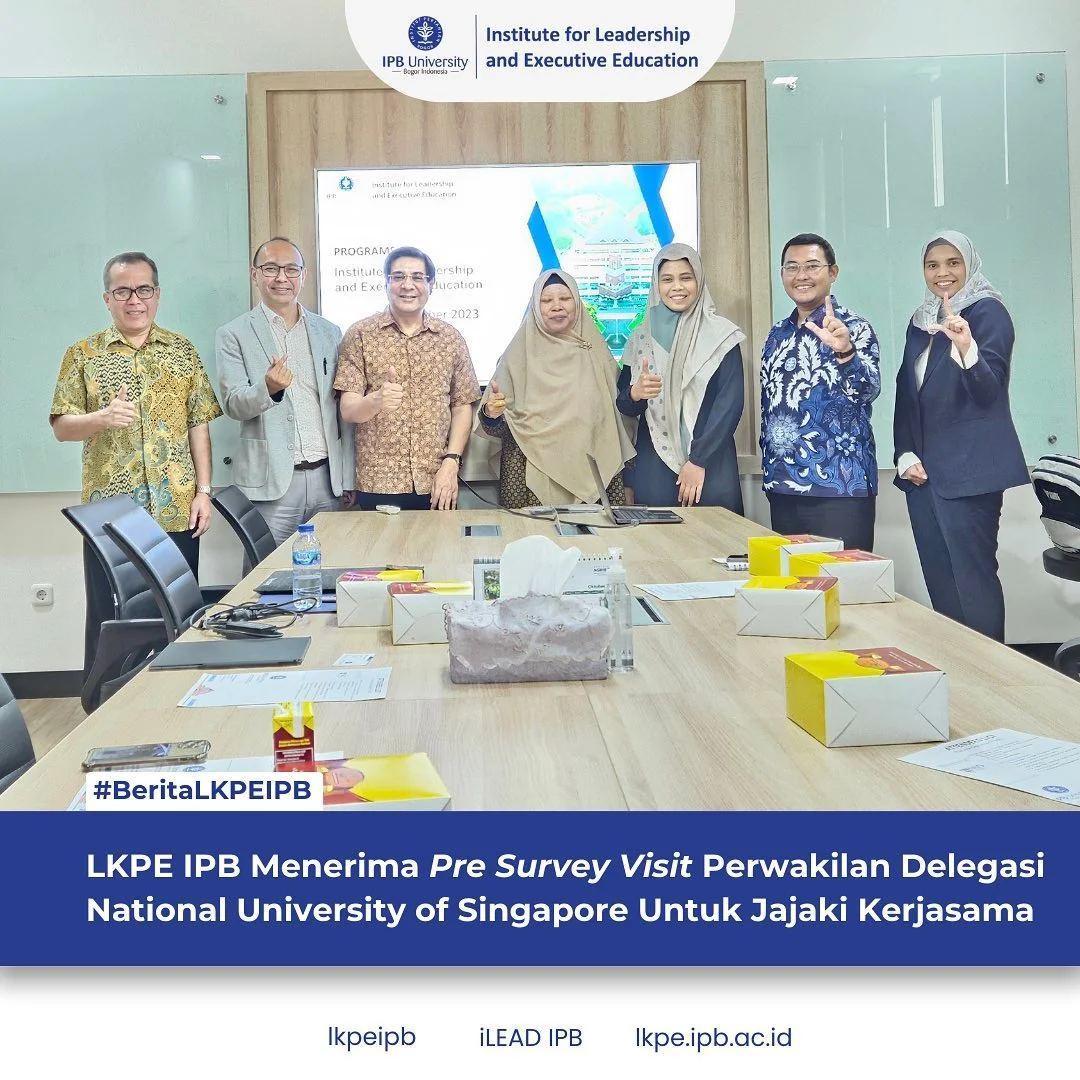 LKPE IPB menerima kunjungan perwakilan National University of Singapore