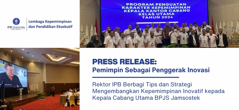 Press Release Pemimpin Sebagai Penggerak Inovasi