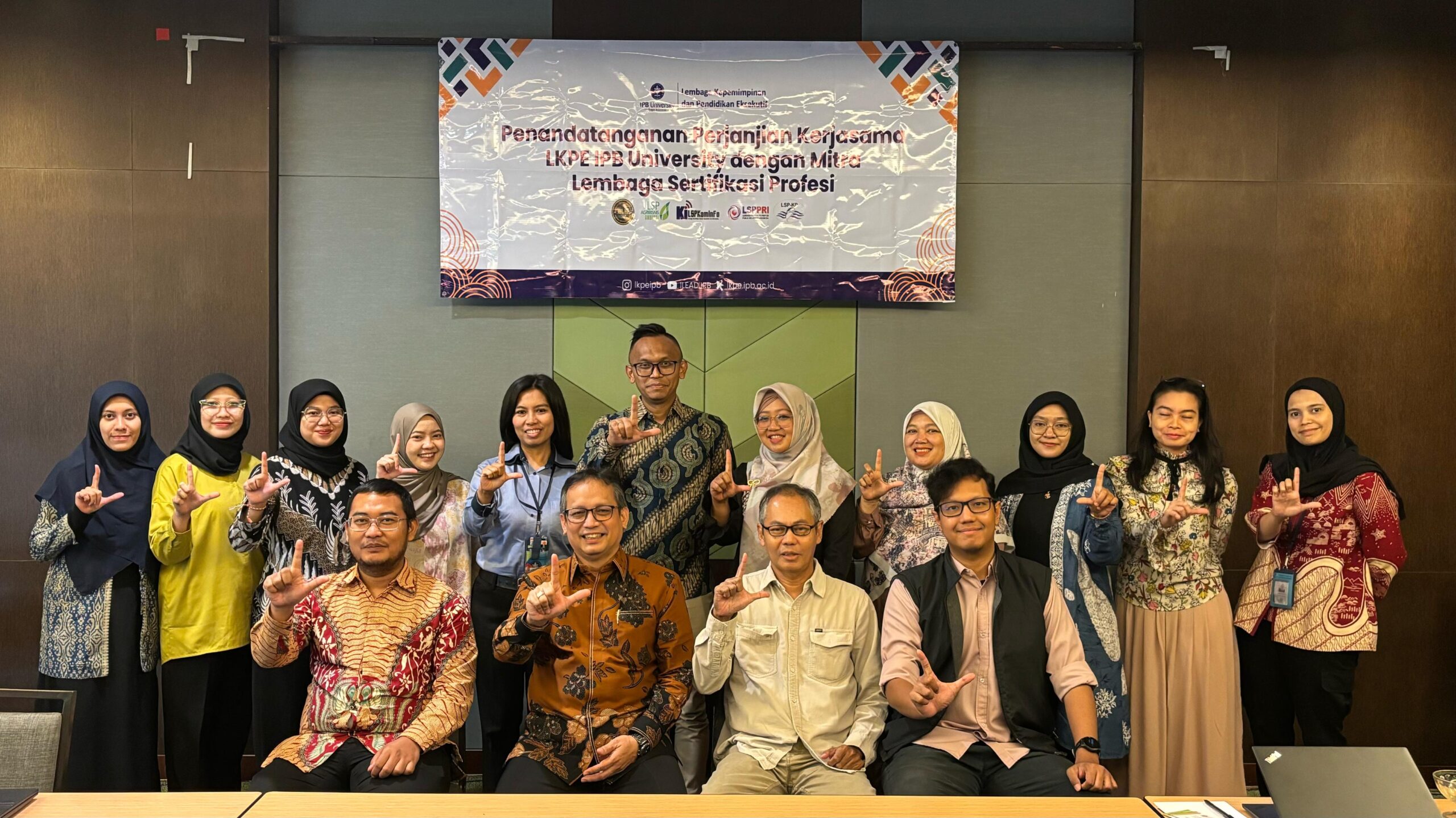 LKPE IPB University Perluas Sinergi dengan Berbagai Lembaga Sertifikasi Profesi untuk Penguatan Kompetensi SDM