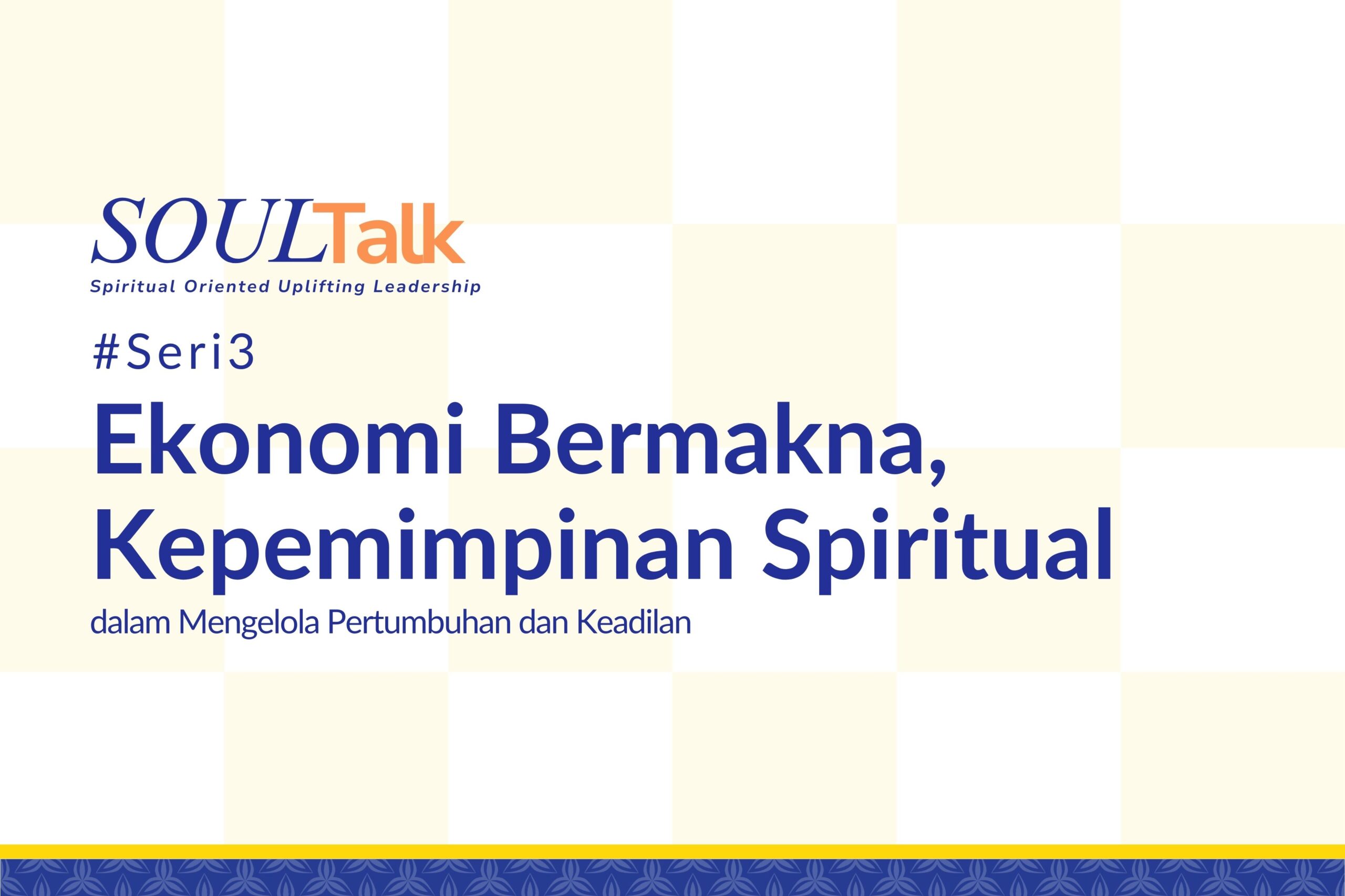 Dorong Ekonomi yang Adil dan Bermakna, LKPE IPB Hadirkan SOULTalk #Seri 3