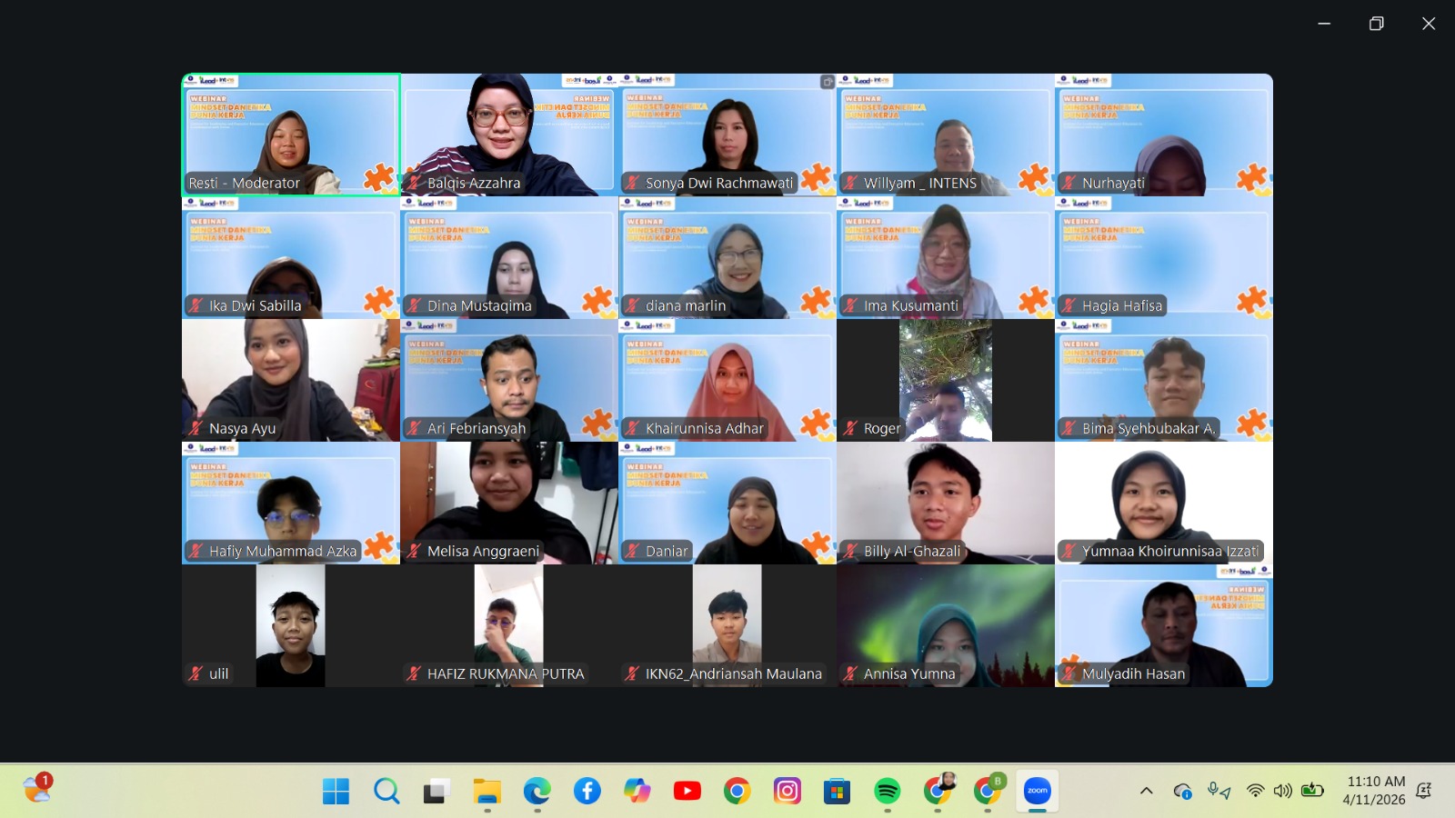 Dorong Kesiapan Karier Mahasiswa, LKPE IPB University Gelar Webinar Mindset dan Etika Dunia Kerja