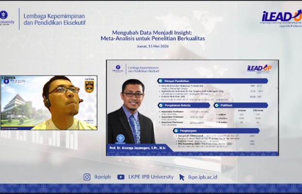 LKPE IPB University Gelar Webinar Strategi Mengubah Data Menjadi Insight Melalui Meta-Analisis untuk Riset Berkualitas