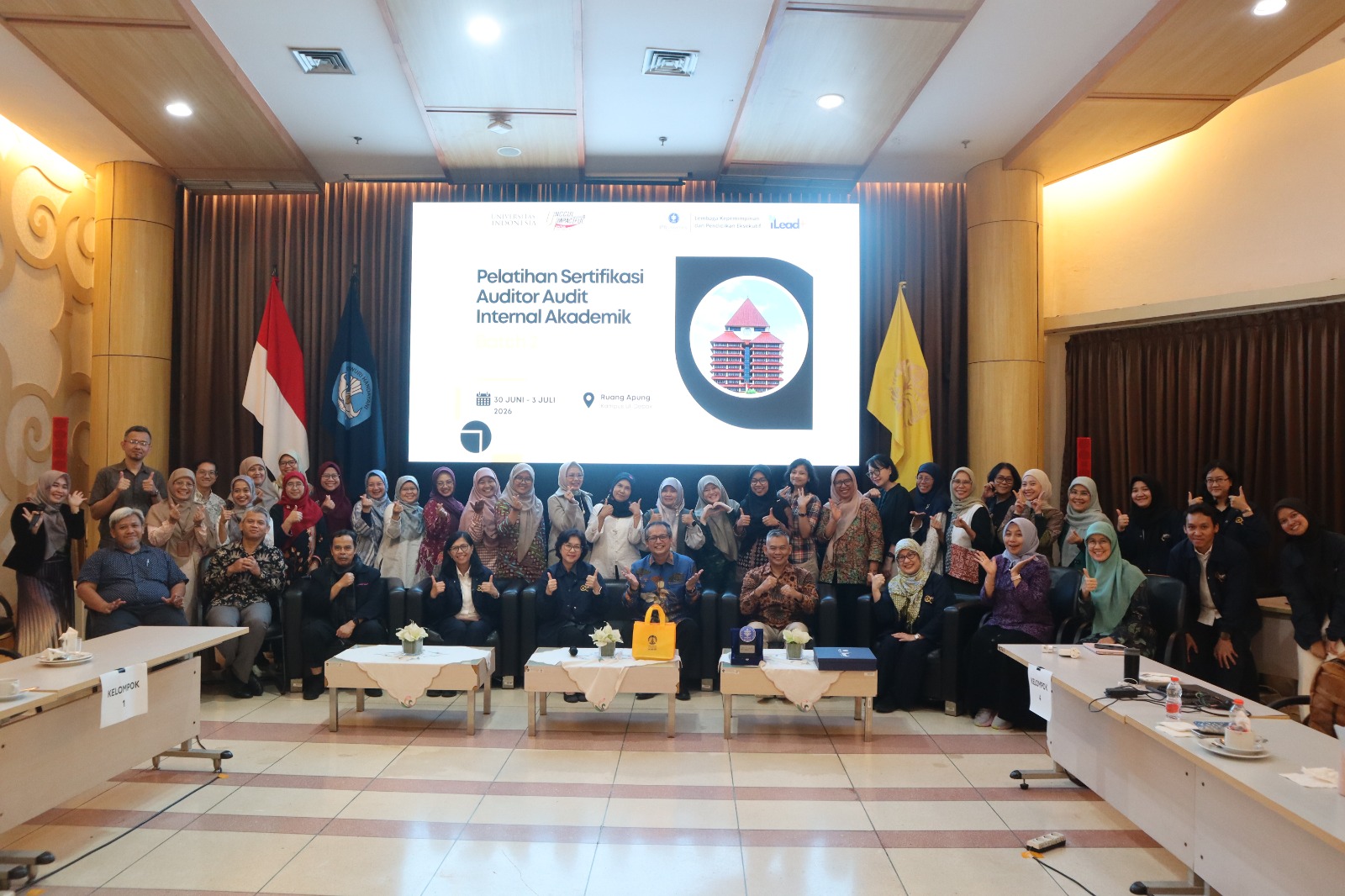 Universitas Indonesia dan IPB University Perkuat Budaya Mutu melalui Pelatihan dan Sertifikasi Auditor Audit Mutu Internal Perguruan Tinggi