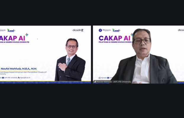 Tingkatkan Kualitas Pembelajaran dan Riset Akademik, LKPE IPB University bersama Dicoding Gelar Pelatihan CAKAP AI Bagi Para Dosen di IPB University